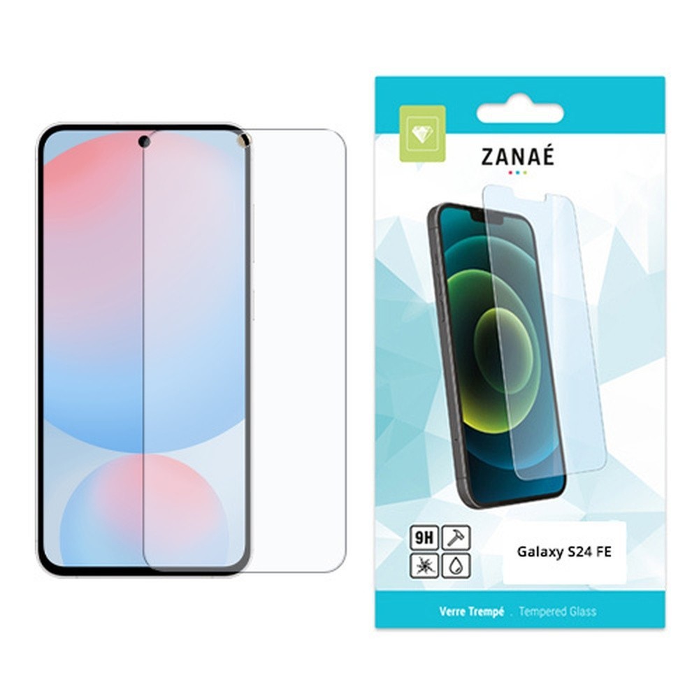 Film protecteur en verre trempé pour Galaxy S24 FE transparent