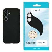 Coque Zanae Color noire pour Galaxy S24 FE avec finition mate