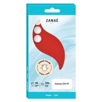 Coque rouge Zanae pour Samsung Galaxy S24 FE