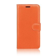 Etui Portefeuille Zanae en orange pour Galaxy A15