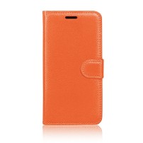 Etui Portefeuille Zanae orange pour Redmi 13C 4G et Poco C65