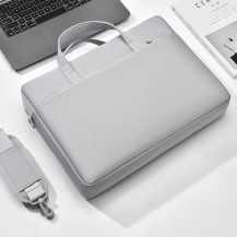 Sacoche grise pour ordinateur portable jusqu'à 17 pouces