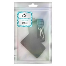 Image de la bandoulière en nylon noire