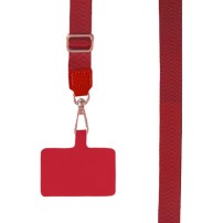 Bandoulière en nylon rouge