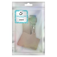 Bandoulière en nylon marron