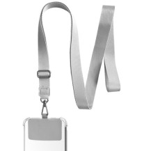 Bandoulière en nylon gris universelle