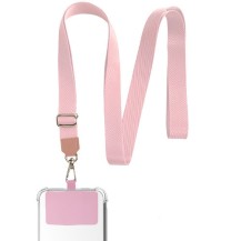 Bandoulière en nylon rose universelle