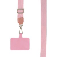 Bandoulière en nylon rose universelle