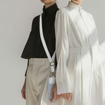 Bandoulière en nylon blanche universelle