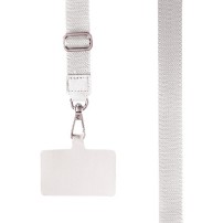 Bandoulière en nylon blanche universelle