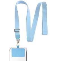 Bandoulière en nylon bleu clair