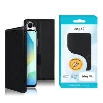 Étui portefeuille Zanae en noir pour Samsung Galaxy A16