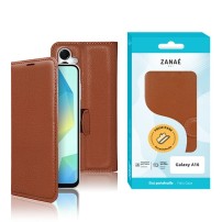 Étui portefeuille Zanae marron pour Galaxy A16