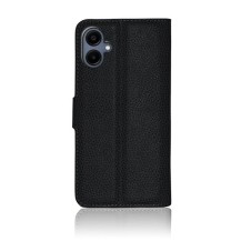 Étui portefeuille Zanae noir compatible Galaxy A06