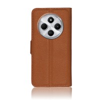 Etui Portefeuille Zanae Marron pour Redmi 14C 4G et Poco C75
