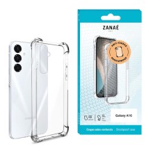 Coque silicone transparente avec coins renforcés pour Galaxy A16