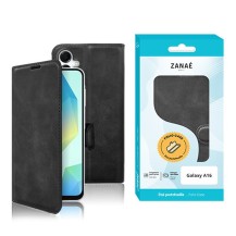 Etui Portefeuille Zanae Columbia pour Galaxy A16 Noir