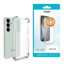 Coque transparente pour Galaxy S25 avec protection renforcée