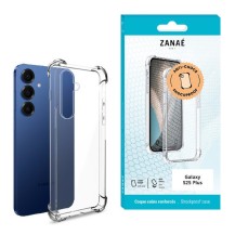 Coque silicone transparente avec coins renforcés pour Galaxy S25 Plus