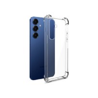 Coque silicone transparente avec coins renforcés pour Galaxy S25 Plus