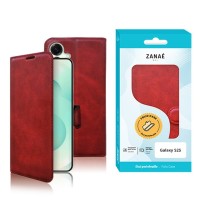 Portefeuille Zanae Columbia pour Galaxy S25 rouge