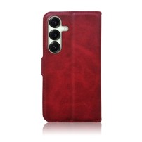 Portefeuille Zanae Columbia pour Galaxy S25 rouge