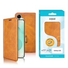 Portefeuille Zanae Columbia pour Galaxy S25 en couleur moutarde