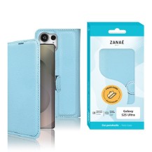 Etui portefeuille bleu clair pour Galaxy S25 Ultra