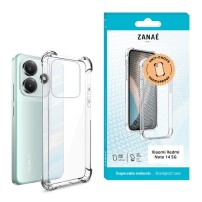 Coque en silicone transparente avec coins renforcés pour Redmi Note 14 5G