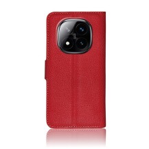 Étui Portefeuille Zanae rouge pour Redmi Note 14 Pro Plus