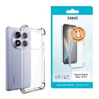 Coque en silicone transparente renforcée pour Redmi Note 14 Pro et Poco X7