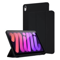 Étui PadMate noir compatible iPad Mini 6e et 7e génération