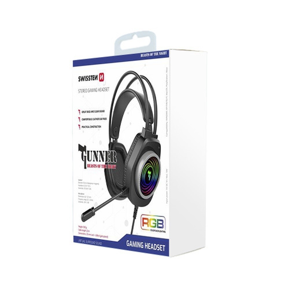 Image du casque gaming Swissten