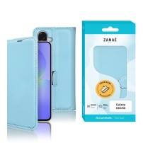 Étui Portefeuille Zanae pour Galaxy A36 et A56 en bleu clair