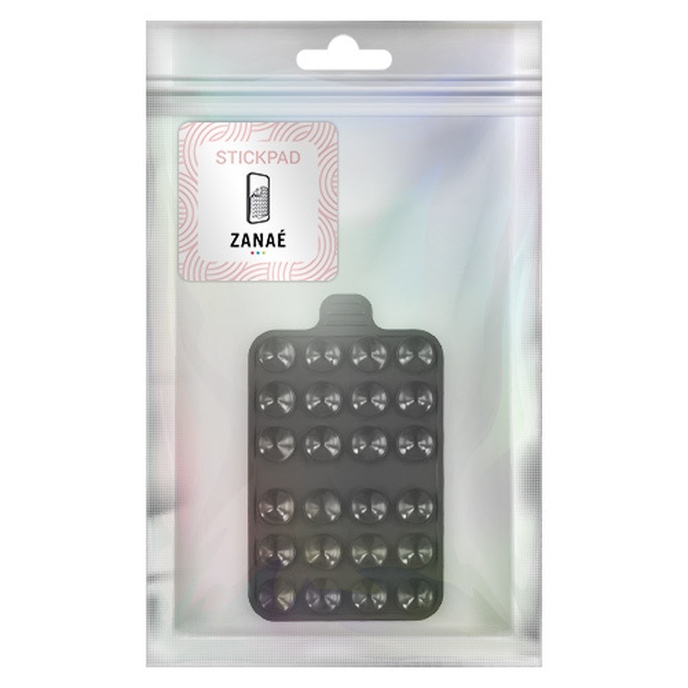 Stickpad Noir universel sur fond neutre