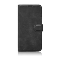 Portefeuille Zanae Columbia pour Galaxy A36/56 en cuir PU noir avec fonction stand