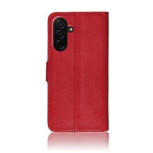 Etui portefeuille Zanae rouge pour Galaxy A26