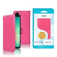 Etui portefeuille Zanae fushia pour Samsung Galaxy A26