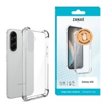 Coque de protection en silicone transparente avec coins renforcés pour Galaxy A56