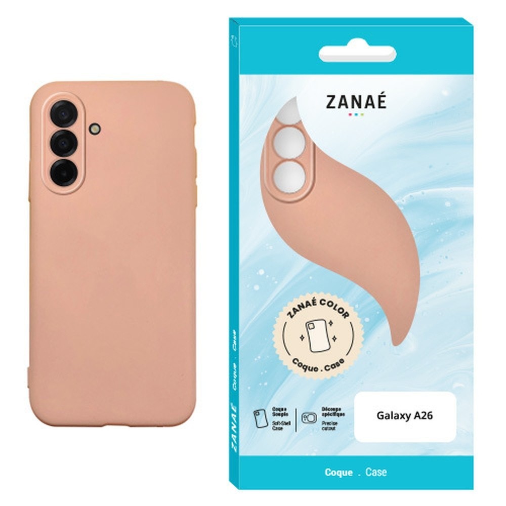 Coque Zanaé Color en rose pour Galaxy A26