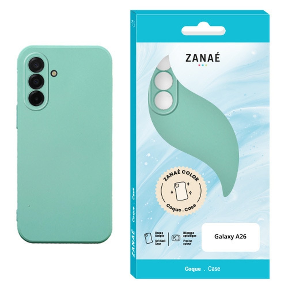Coque Zanae Color menthe pour Galaxy A26
