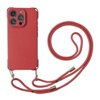 Vue principale de la coque Cordella Bump pour iPhone 14 en rouge sunset