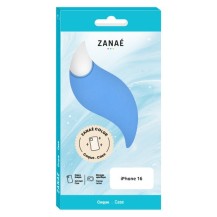 Coque Zanae Color bleu sur iPhone 16
