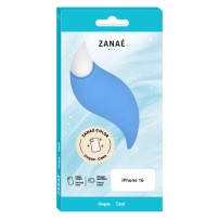 Coque Zanae Color bleu sur iPhone 16