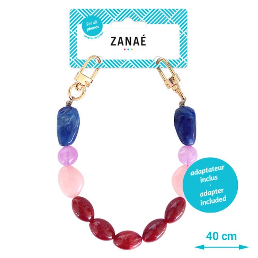 Chaîne courte Flower universelle en acrylique