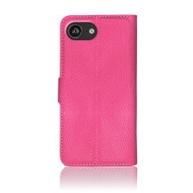 Étui portefeuille fushia pour iPhone 16e