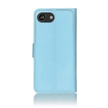 Etui portefeuille Zanae iPhone 16e bleu clair