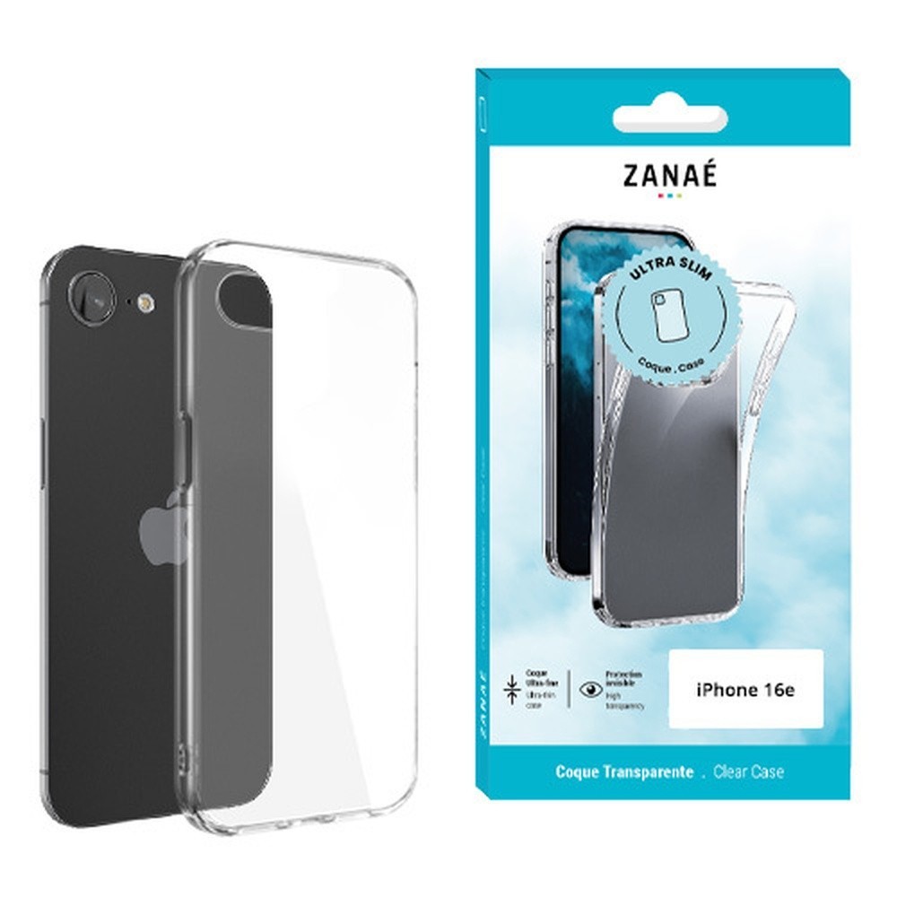 Coque Softgel transparente pour iPhone 16e