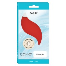 Coque Zanae Color rouge pour iPhone 16e