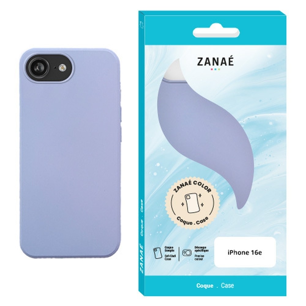 Coque Lilas Zanaé pour iPhone 16e